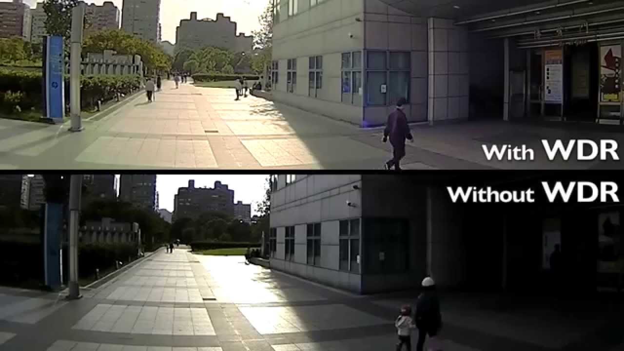 WDR as a perfect backlight compensation