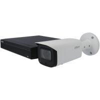 Dahua Kamera &Uuml;berwachungssystem mit POE Rekorder und 4 Kan&auml;len, Highres 4MP Domekamera auch f&uuml;r Au&szlig;enmontagen