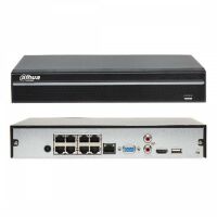 IP Netzwerkrekorder Dahua 4108 mit 8 POE ports für IP Kameras