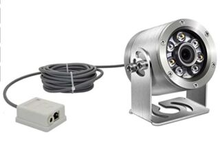 Underwater camera W28316 with 2MP high resolution sensor, ideal for saltwater application