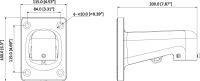 Dahua wall mount bracket PFB305W dimensions