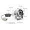 5MP IP underwater camera with 110&deg; angle of view, salt water resistant AP W50316